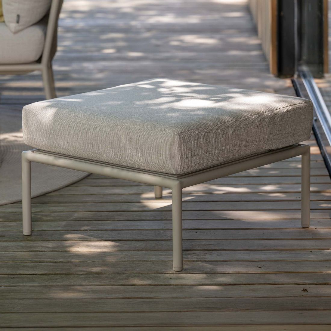 Stern Romy Loungehocker Aluminium/Sunbrella