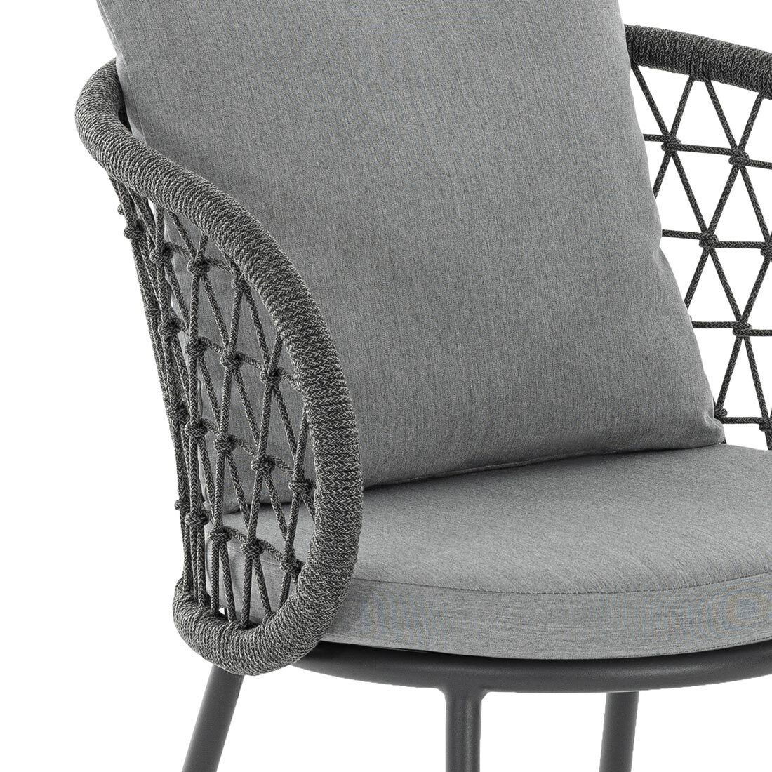 Niehoff Cevio Gartensessel Aluminium mit Sitz- und Rückenkissen