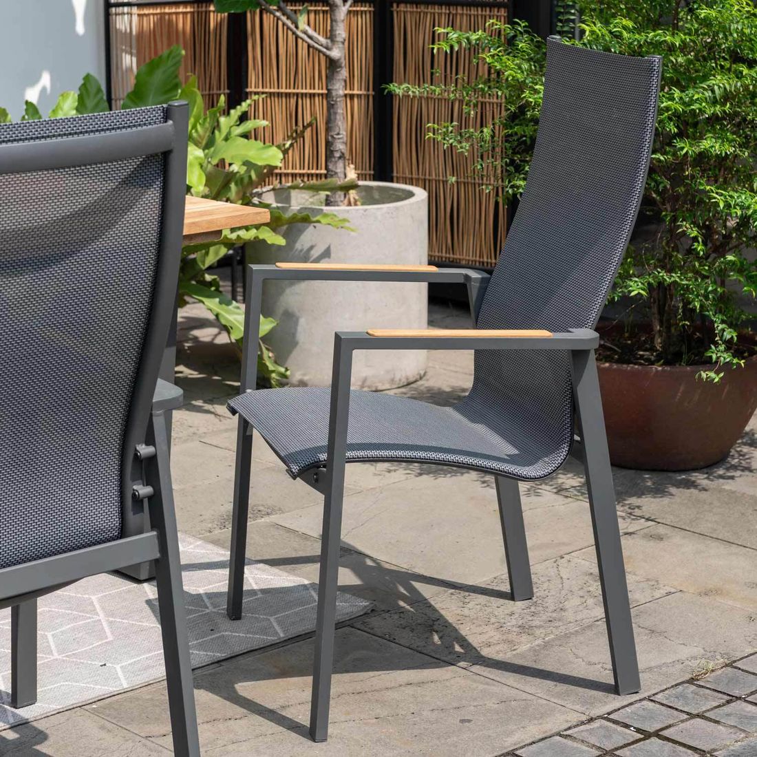 LifestyleGarden Jimmy Gartenmöbel-Set L (6 Plätze) Tisch 216x99cm