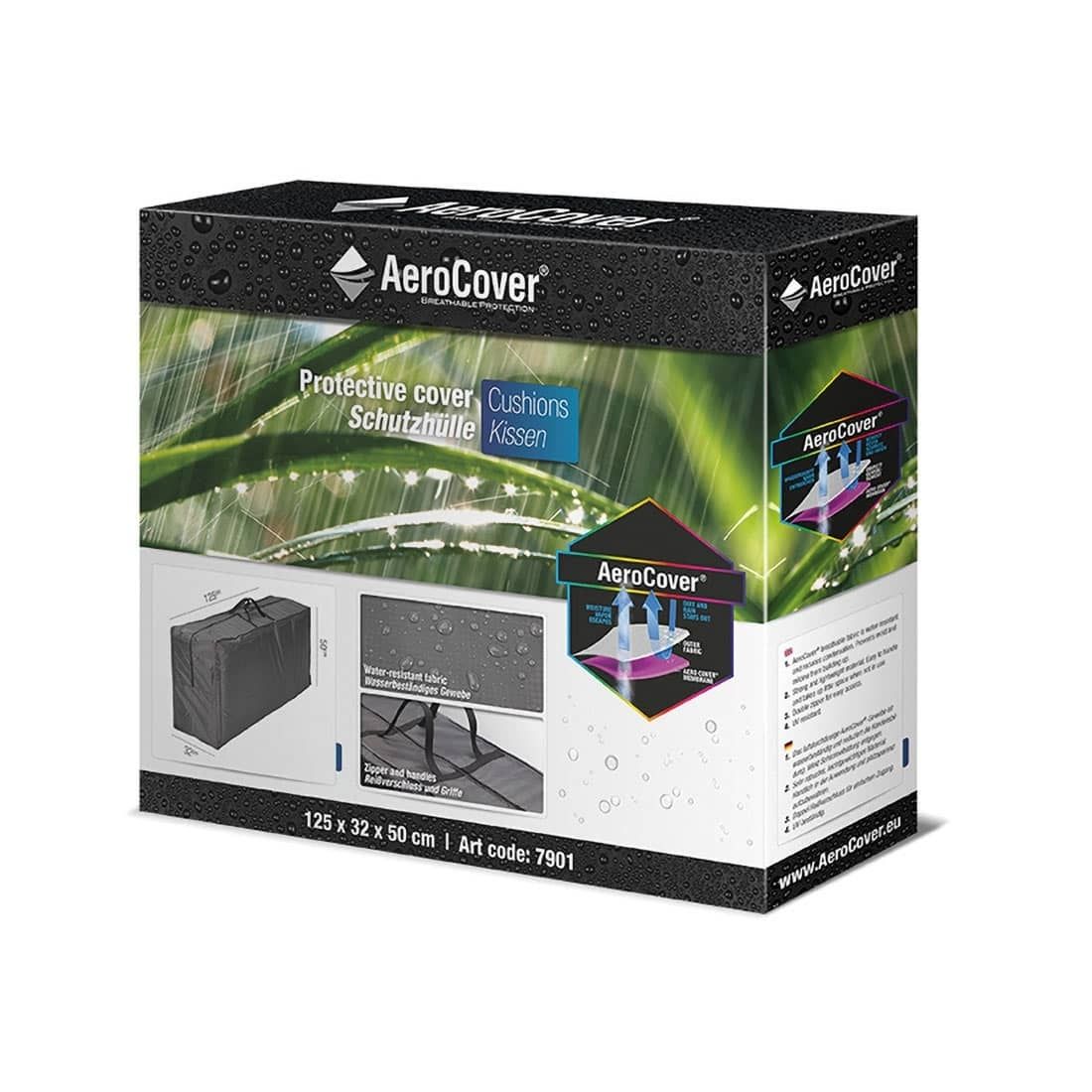 AeroCover Schutztasche für Auflagen 123x32x50cm