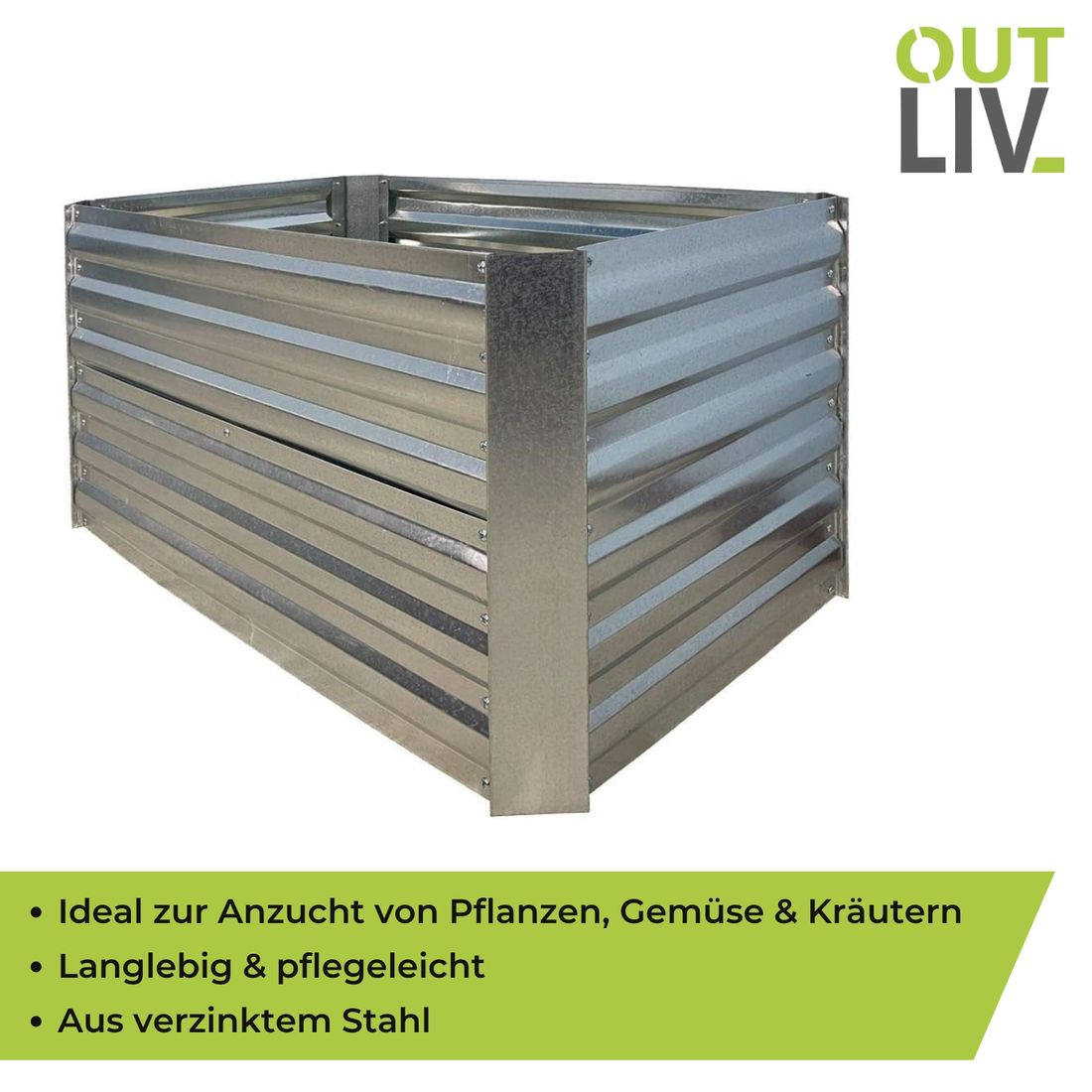 OUTLIV. Hochbeet Stahl