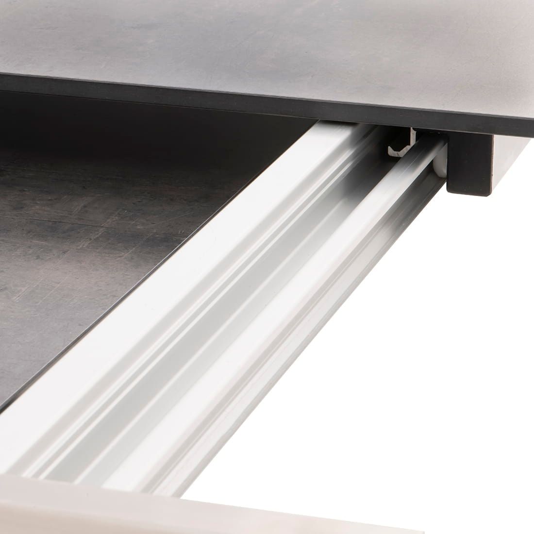 OUTLIV. Rimini Ausziehtisch 140/178,5/210x70cm Edelstahl/HPL