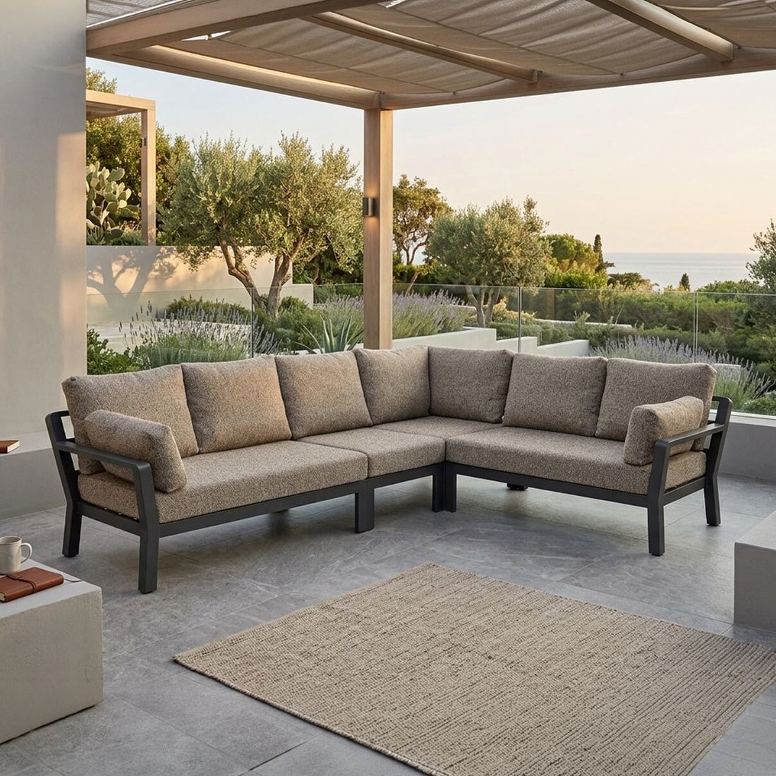 LC Garden Avena Dininglounge Aluminium/Polyester