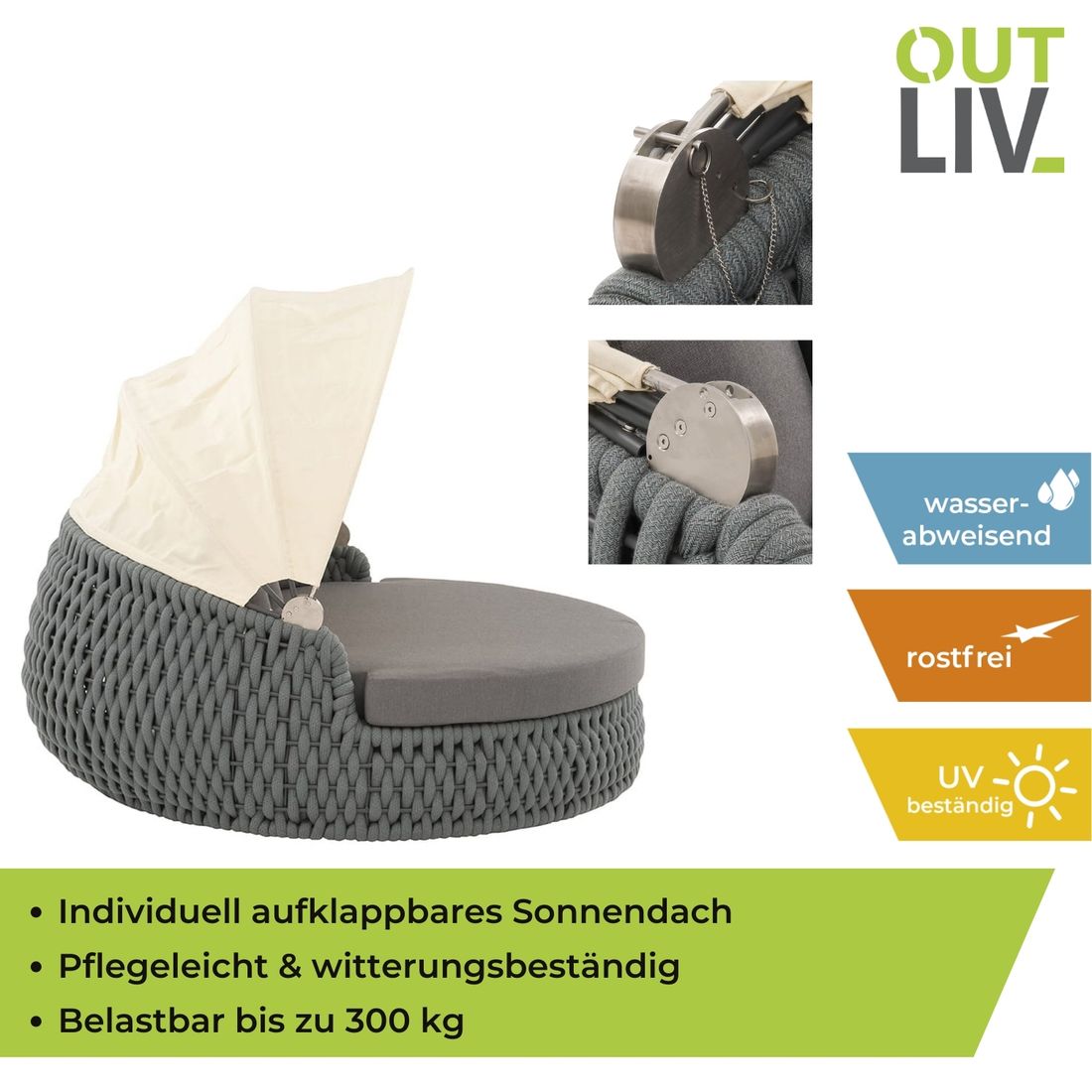OUTLIV. Leon Loungeinsel Rope/Olefin