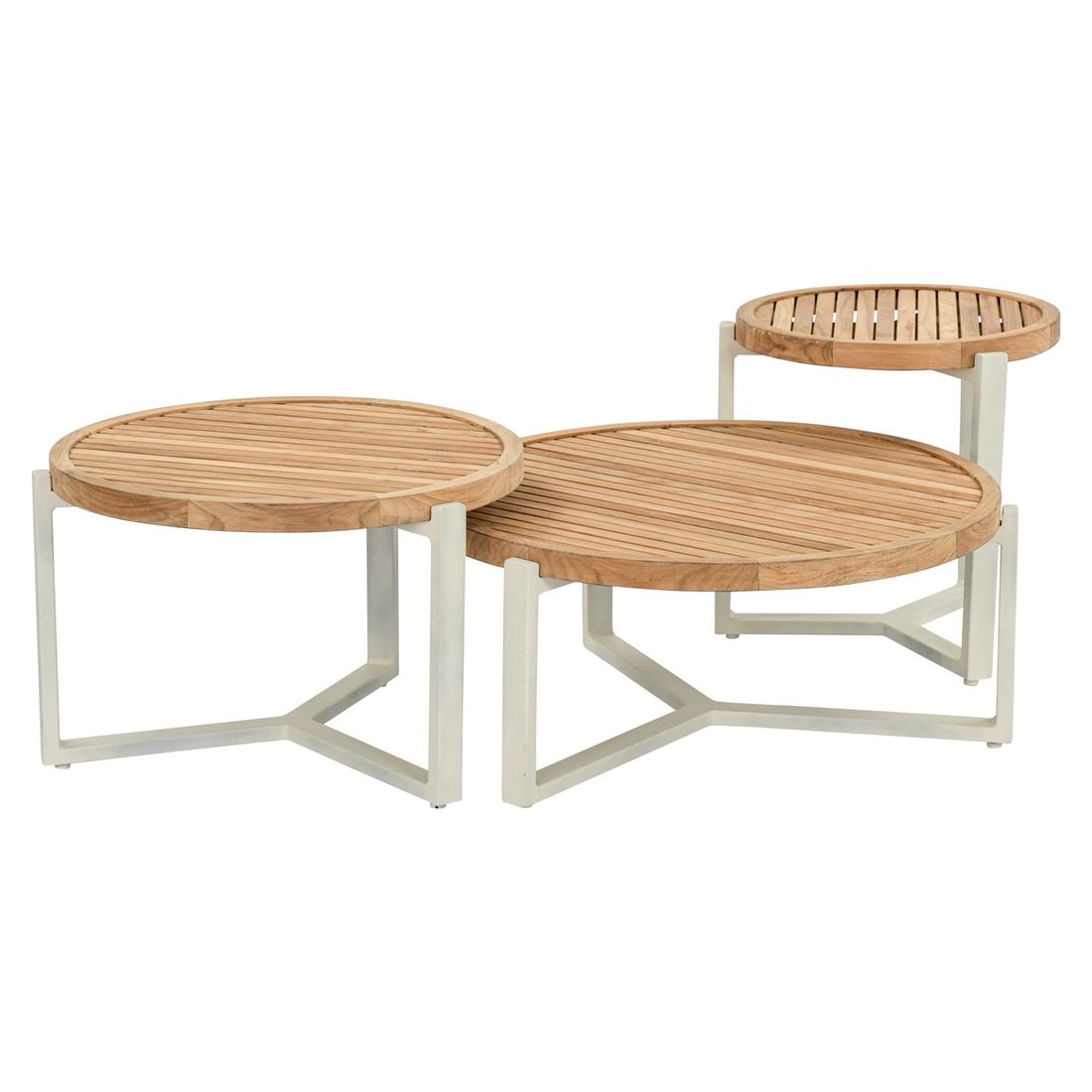 Apple Bee Milou Loungeset inkl. Loungetische Aluminium/Polyrattan/Bee Wett