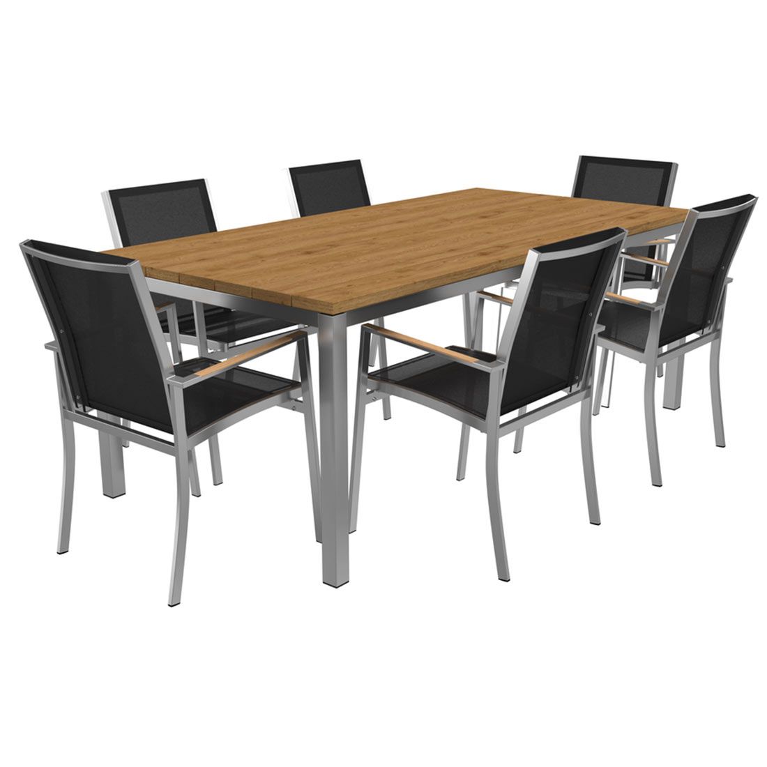 OUTLIV. Oviedo Gartenmöbel-Set L (6 Plätze) Tisch 200x100cm