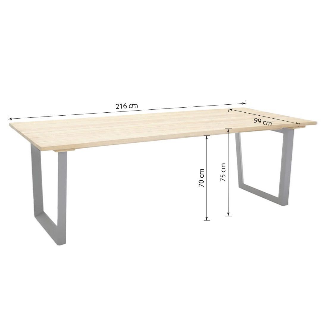 LifestyleGarden Jimmy Dininglounge Tisch 216x99cm Aluminium/Olefin