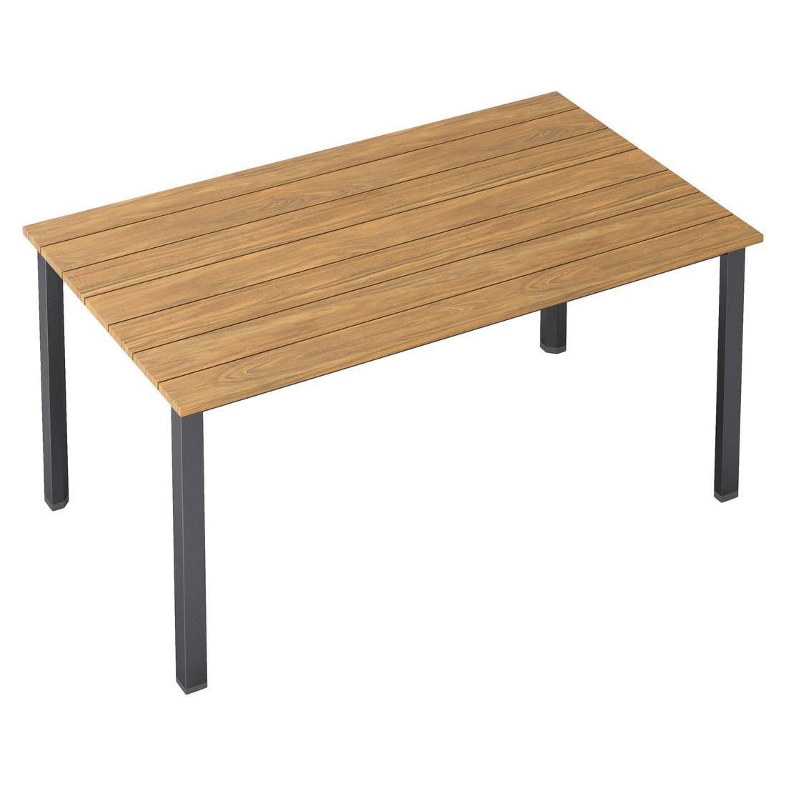 Kettler Cubic Gartentisch Aluminium/Teak