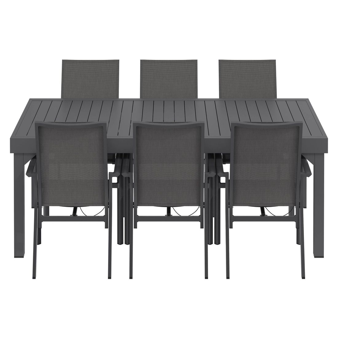OUTLIV. Lucca Gartenmöbel-Set L (6 Plätze) Tisch 200/320x100,5cm
