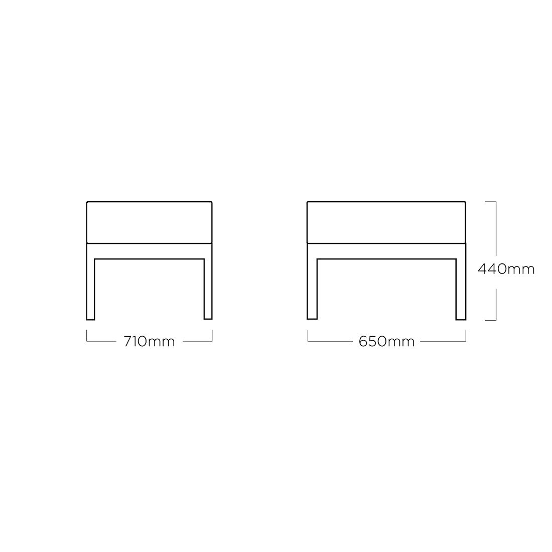 Kettler Pure Dininglounge Aluminium/Sunbrella