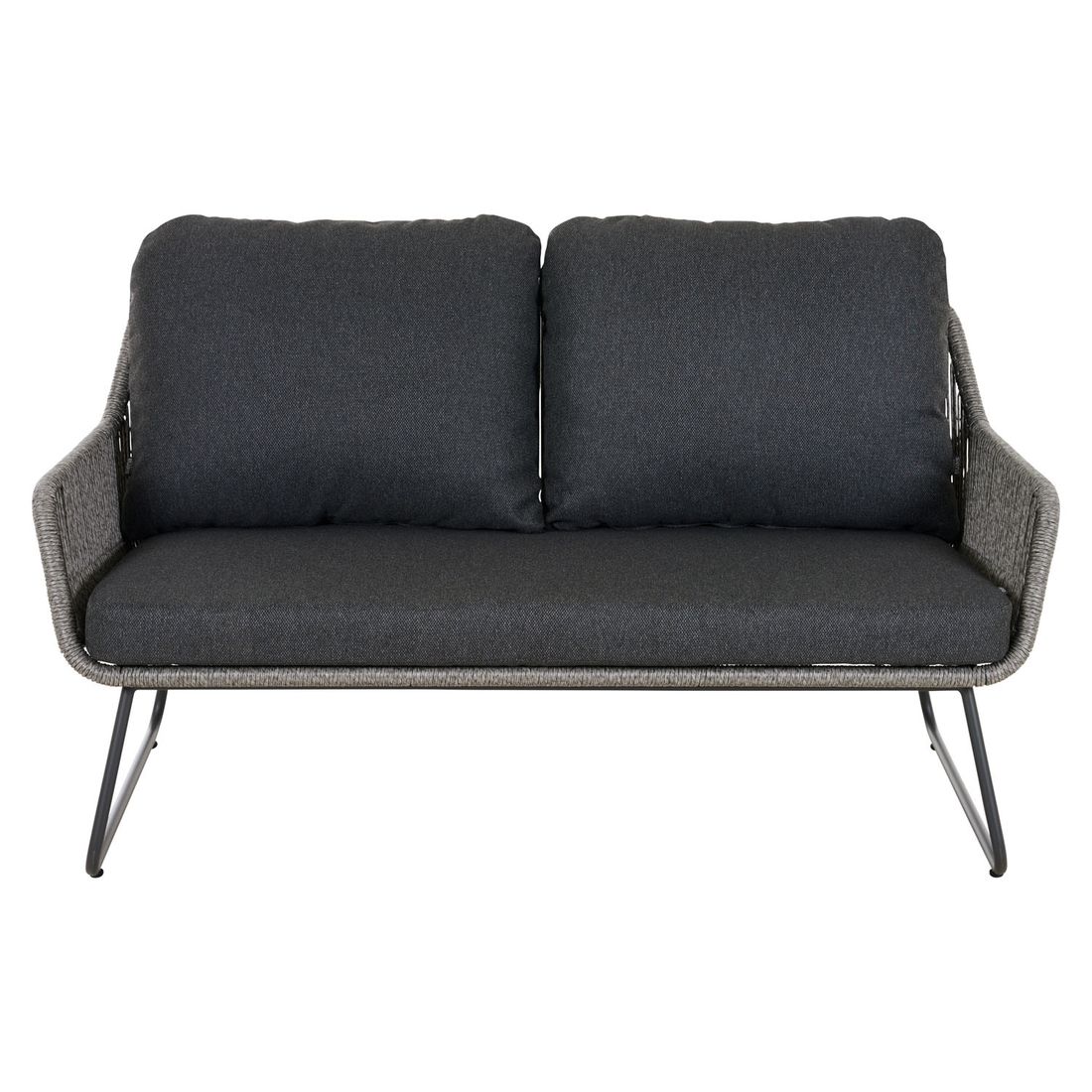 Siena Garden Kansas Loungebank Aluminium/Geflecht