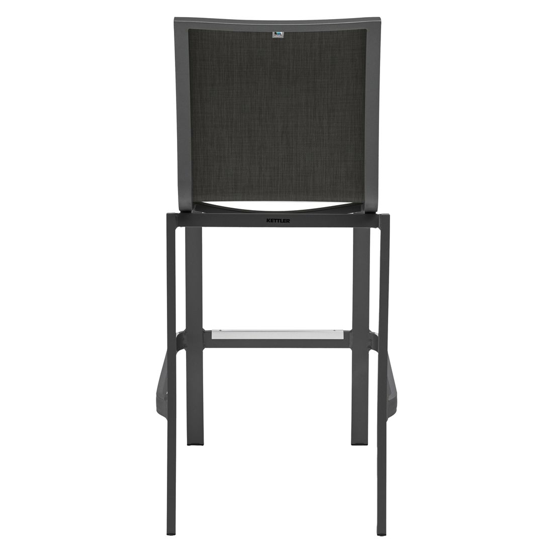 Kettler Rasmus Garten-Barstuhl Aluminium/Outdoorgewebe