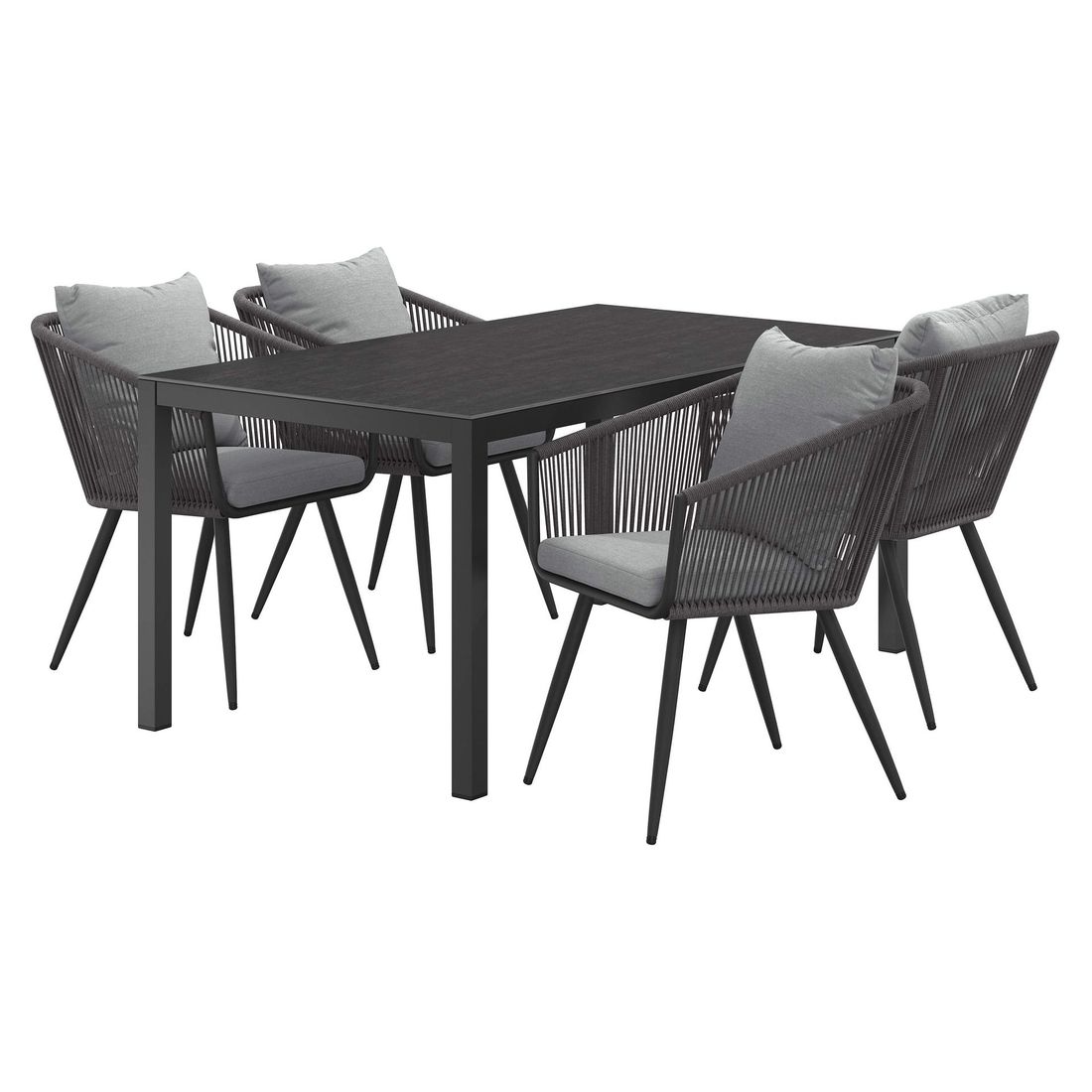 OUTLIV. Alex Gartenmöbel-Set M (4 Plätze) Tisch 160x90cm