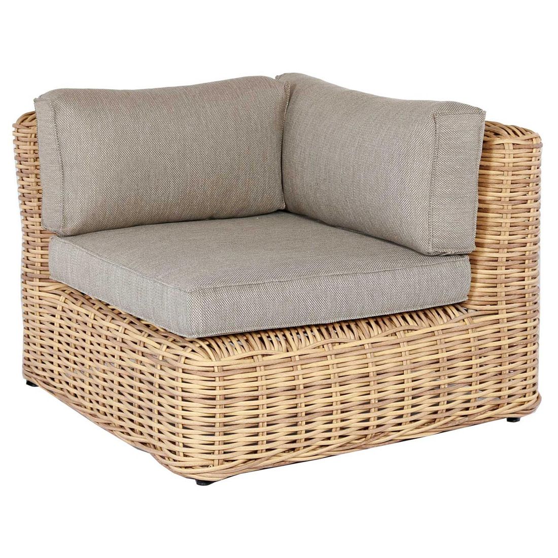 OUTLIV. Yate Ecklounge inkl. Loungetisch Geflecht/Olefin