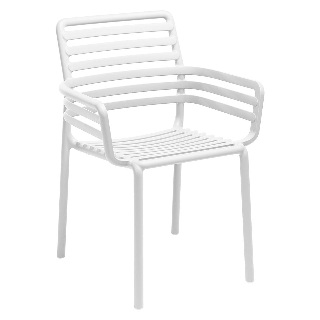 Nardi Doga Gartenmöbel-Set L (6 Plätze) Tisch 140/210x85cm