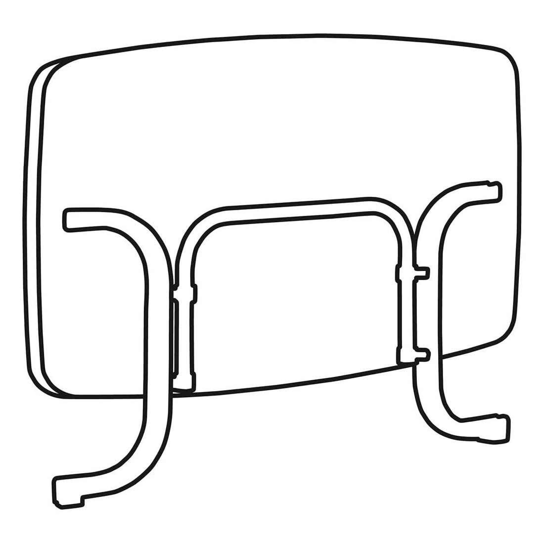 Sieger Boulevard Klapptisch 150x90 cm Stahl/Mecalit
