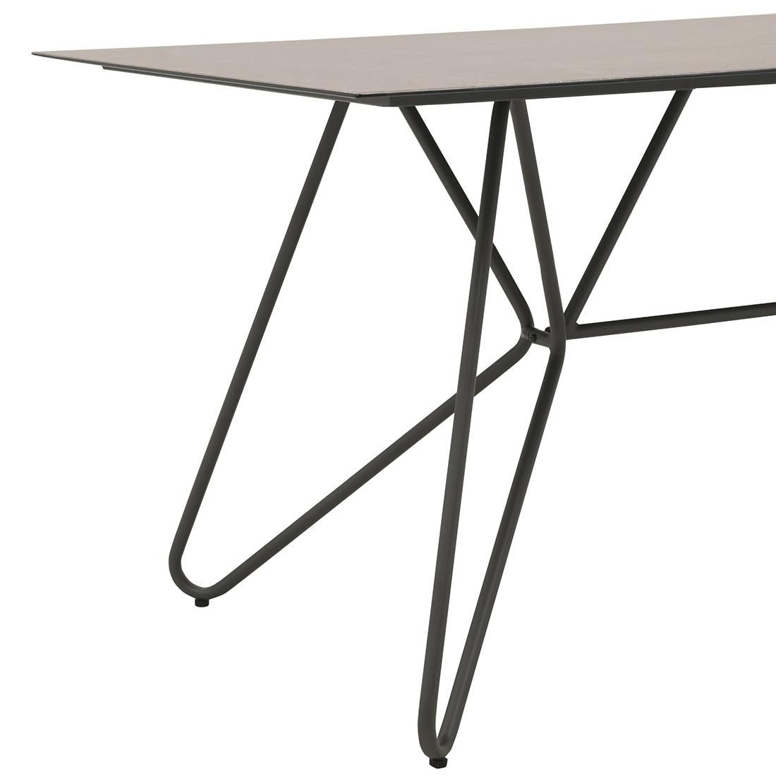 OUTLIV. Maranello Gartentisch 180x90cm Stahl/Glaskeramik