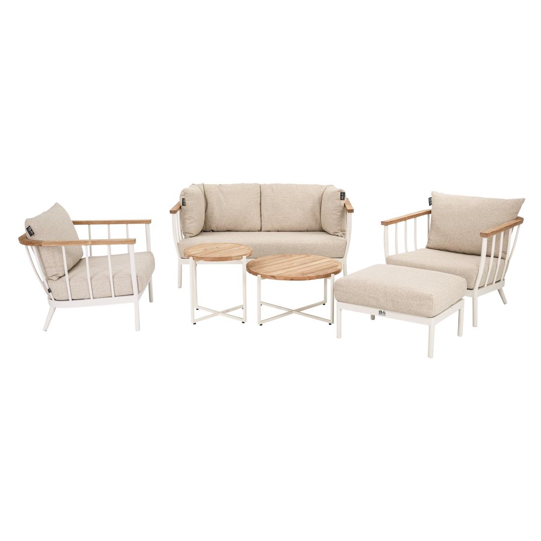 Apple Bee Condor Loungehocker Aluminium/Bee Wett