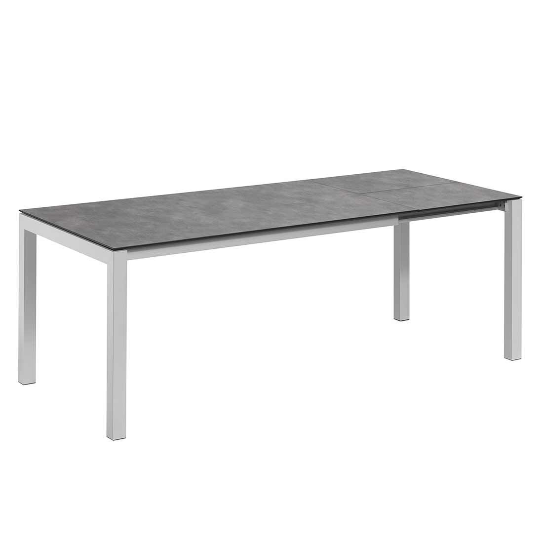 Kettler Cubic Ausziehtisch 150/210x95 cm Aluminium/HPL