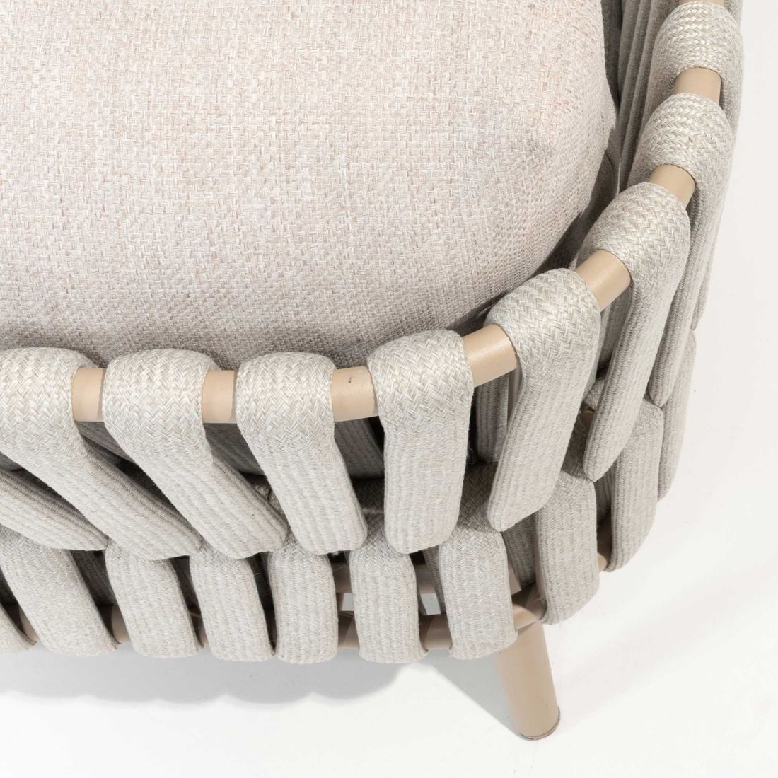 4Seasons Eva Loungeset inkl. Loungetisch Aluminium/Rope