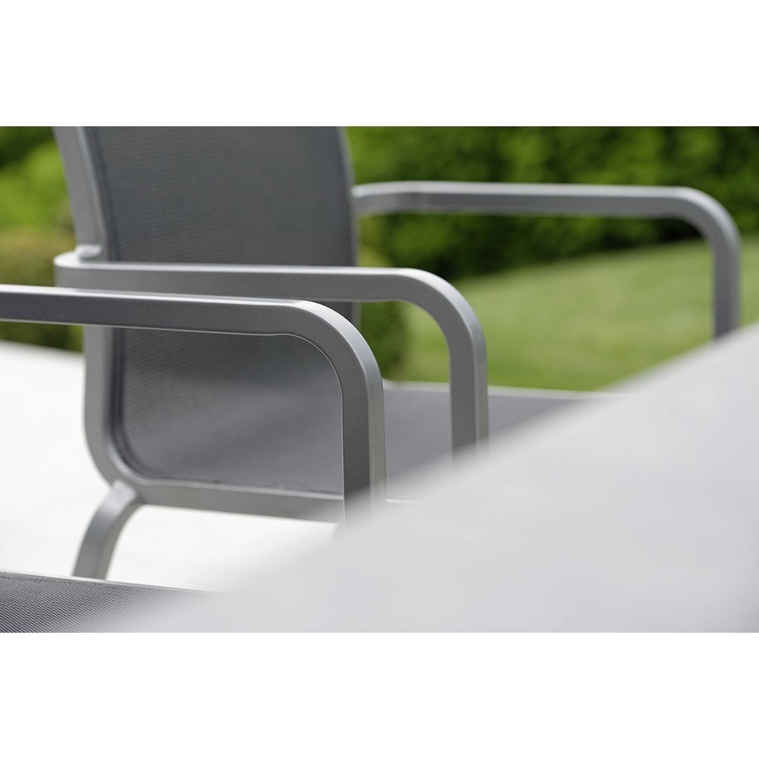 Stern Oskar Stapelsessel Aluminium/Textilene
