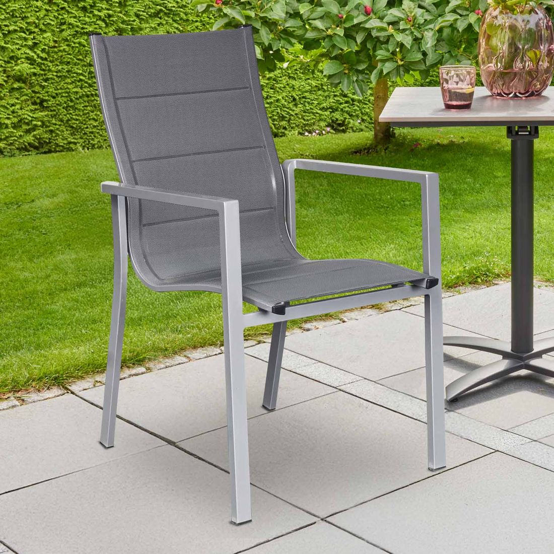 LC Garden Unicamo Stapelsessel Aluminium/Textilene
