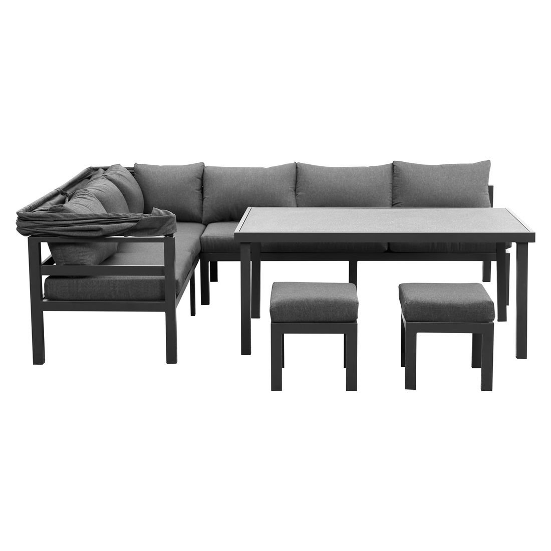 OUTLIV. Anzio Dininglounge Aluminium/Spunpolyester