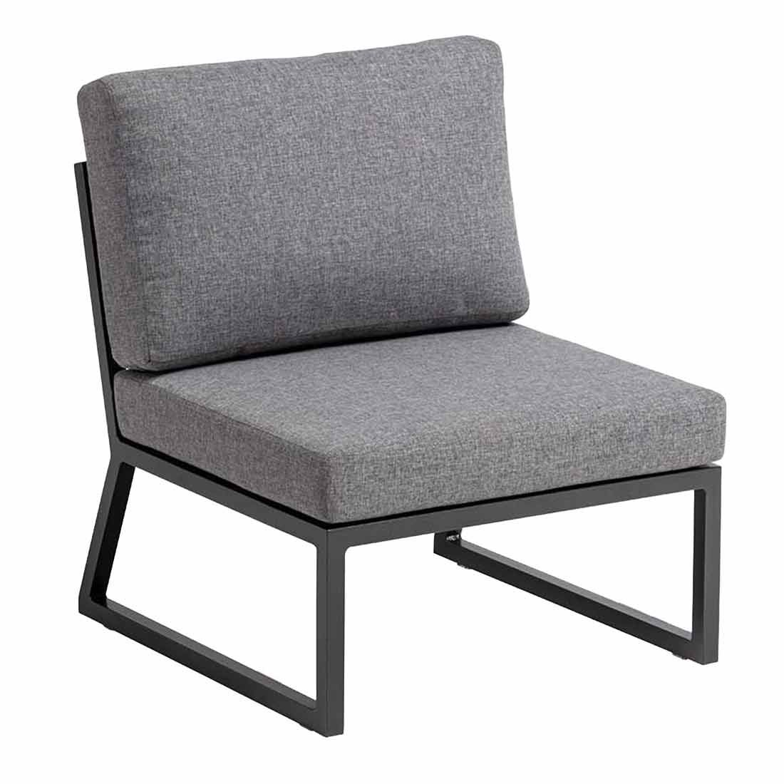 Kettler Ocean Skid Dininglounge Tisch 160x95cm Aluminium/Olefin