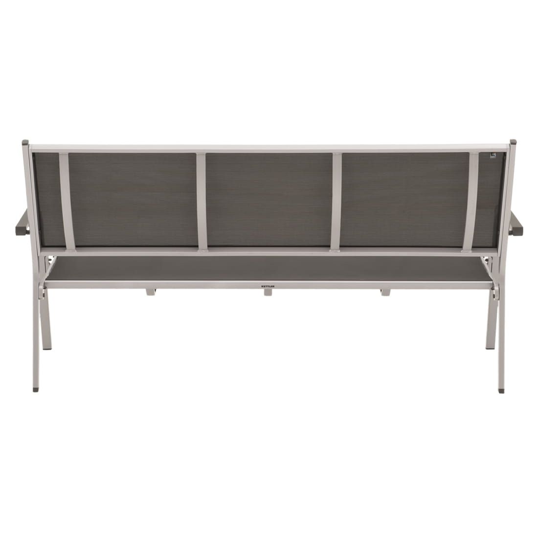 Kettler Basic Plus 3-Sitzerbank Aluminium/Textilene