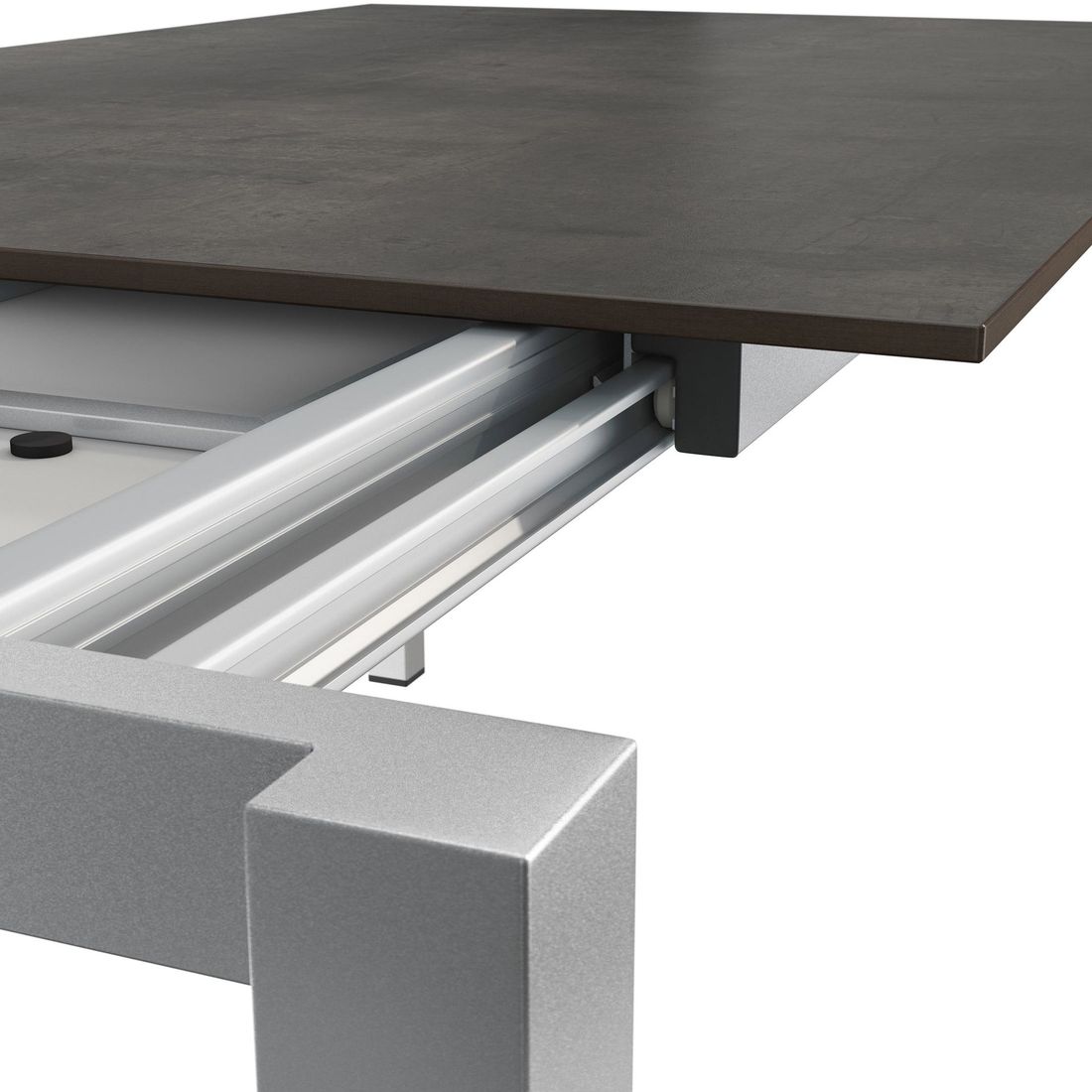 OUTLIV. Ausziehtisch 140/178,5/210x70cm Edelstahl/HPL