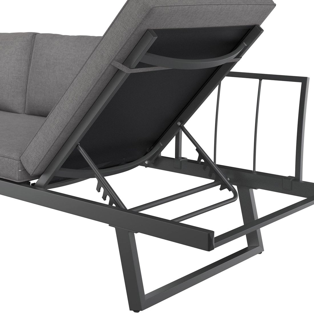OUTLIV. Lucca Gartenloungesofa Aluminium/Olefin