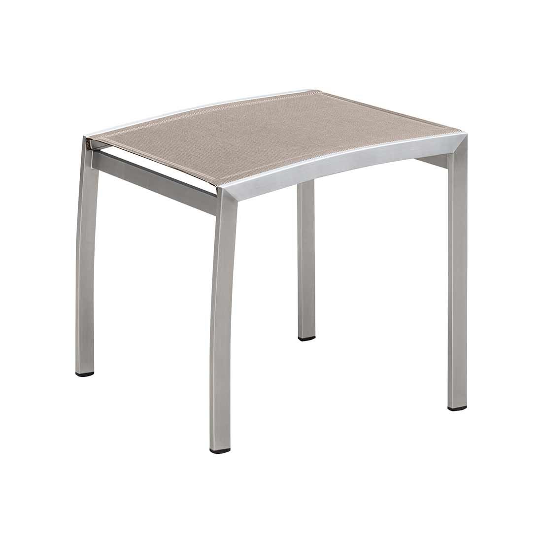 OUTLIV. Oviedo Gartenhocker Edelstahl/Textilene