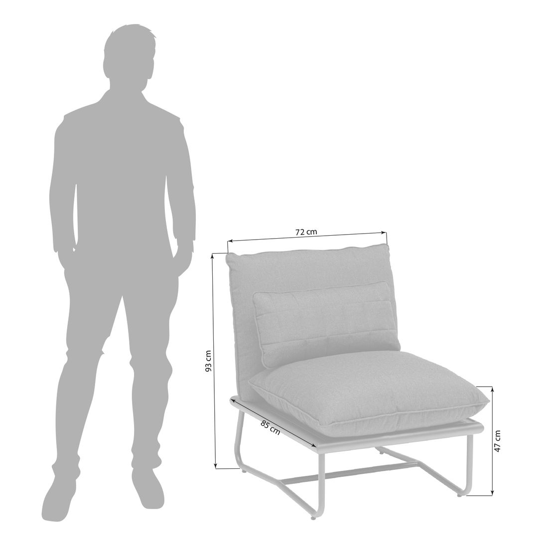 Kettler Gentle Ecklounge Aluminium/Sunbrella