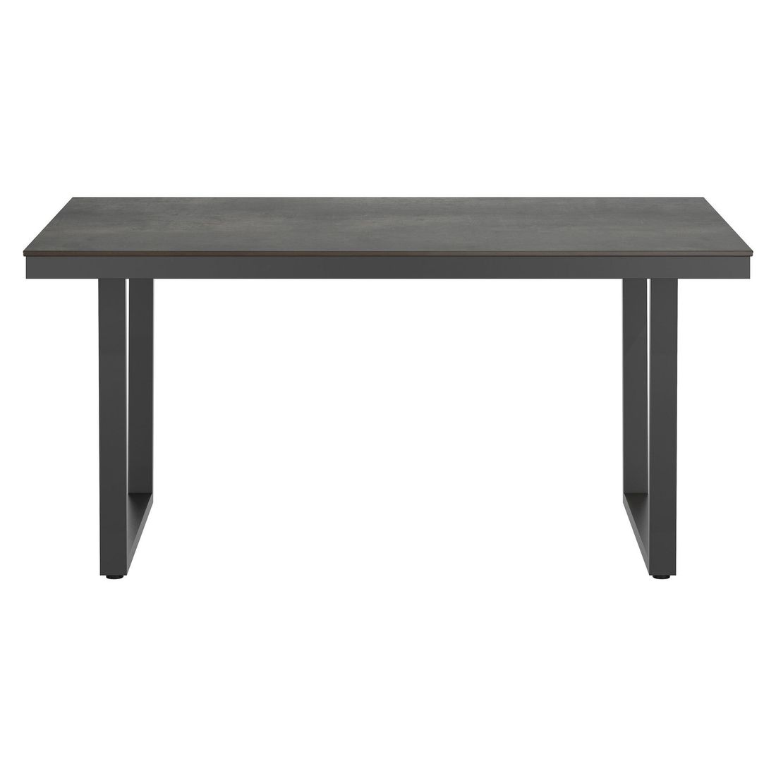 OUTLIV. Gartentisch 160x90cm Edelstahl/HPL Gerade Kante