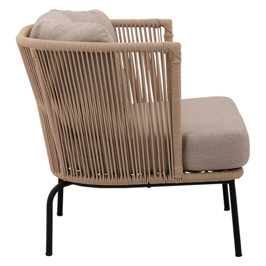 Cosmic Collection Touch Lougesessel Stahl/Rope/Spun Polyester