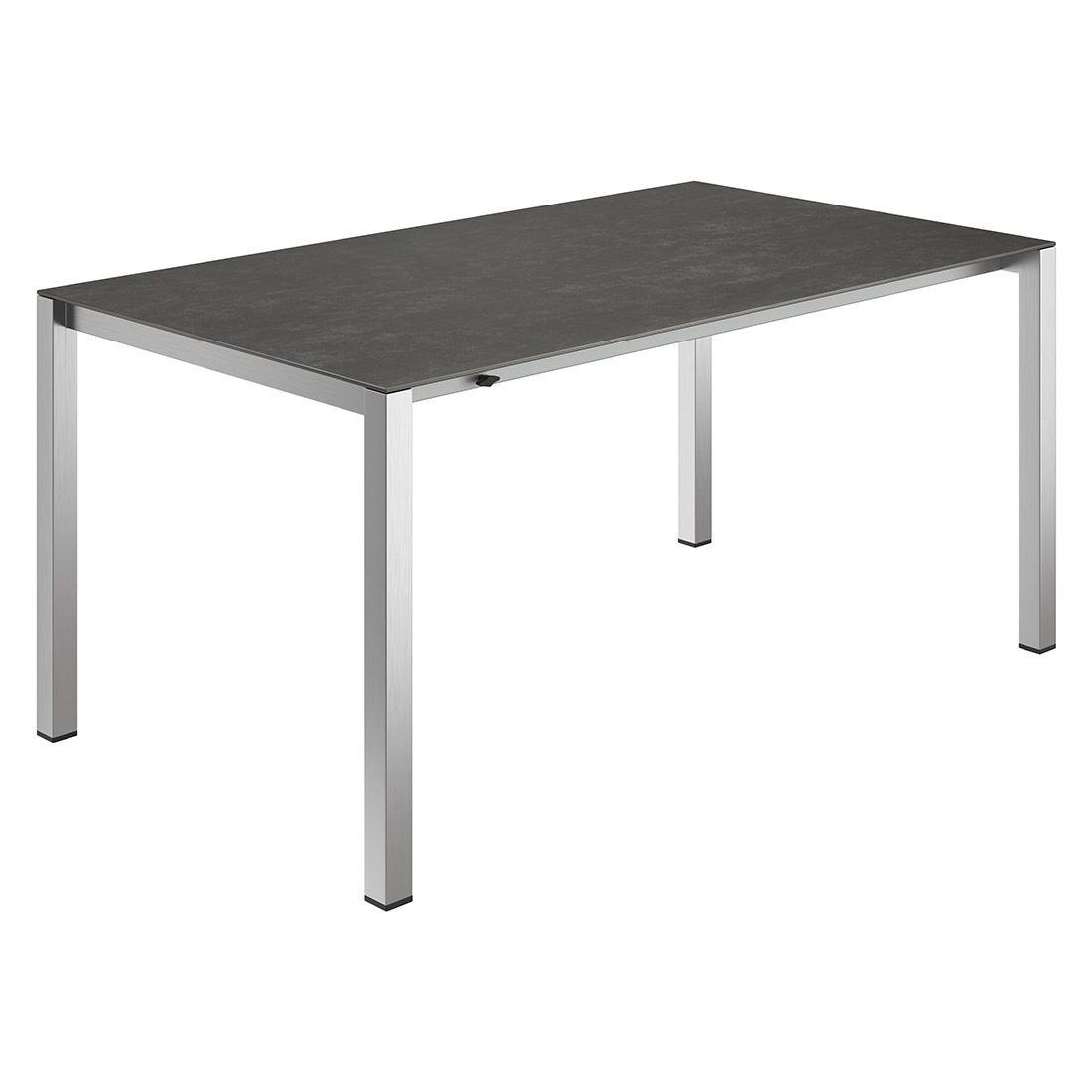 OUTLIV. Ausziehtisch Edelstahl/Glaskeramik
