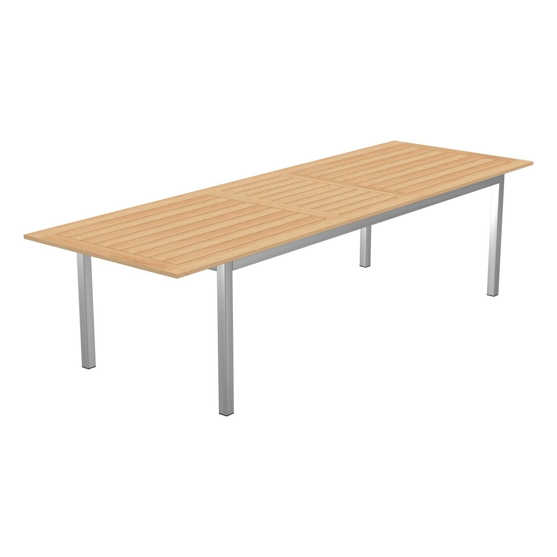 OUTLIV. Oviedo Ausziehtisch 240/300x90 cm Edelstahl/Teak
