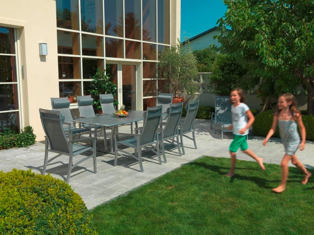 Karasek Boston Gartentisch 220x100 cm Stahl/teco.Star