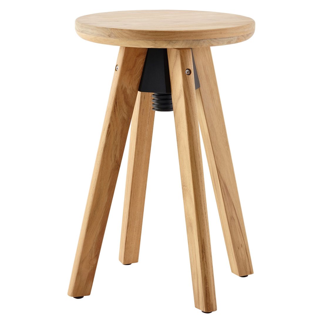 Solpuri Spindle Gartenhocker Teak