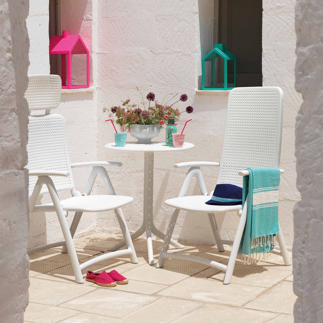 Nardi Step Gartentisch Ø60,5cm Kunststoff