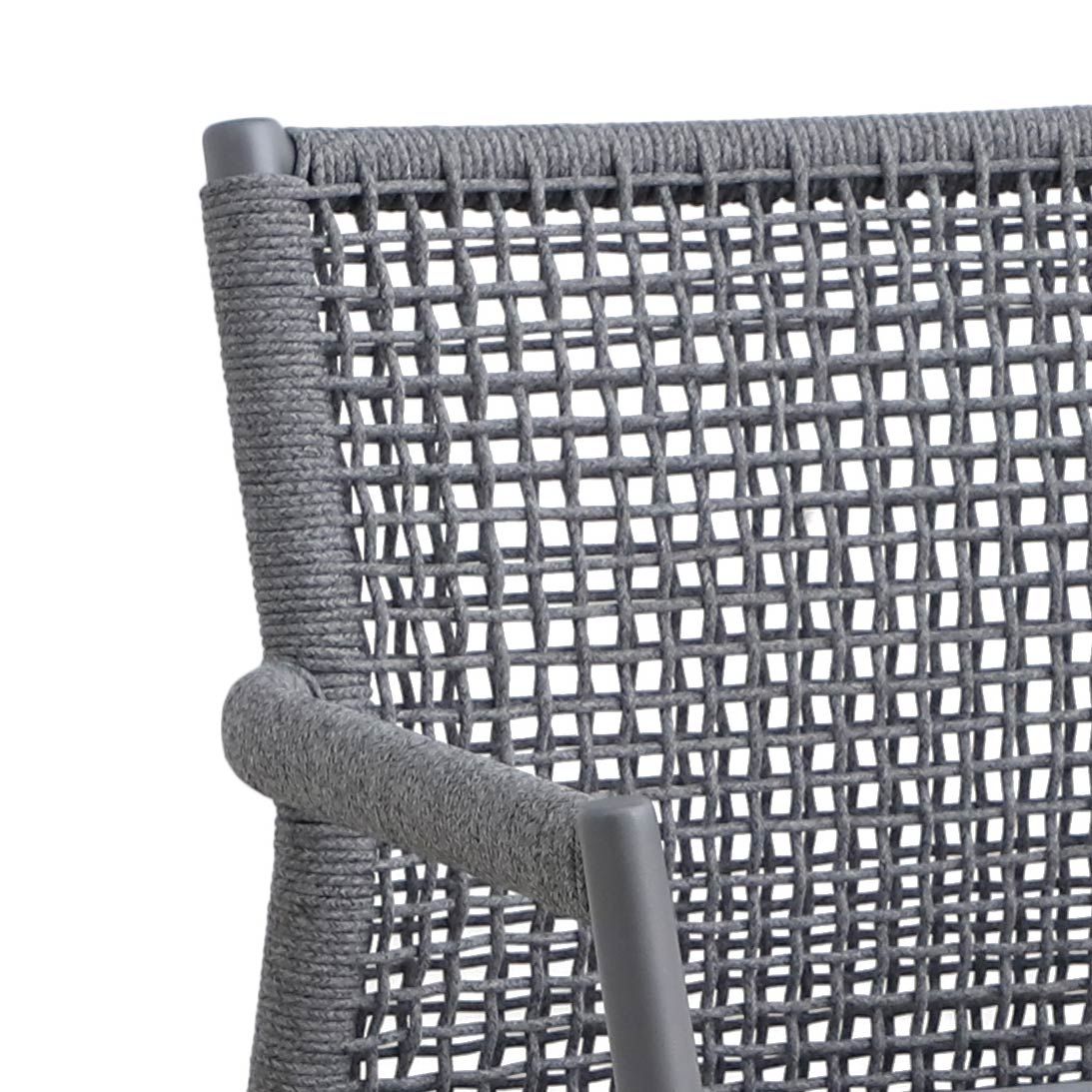 MWH Ropero Stapelsessel Aluminium/Rope