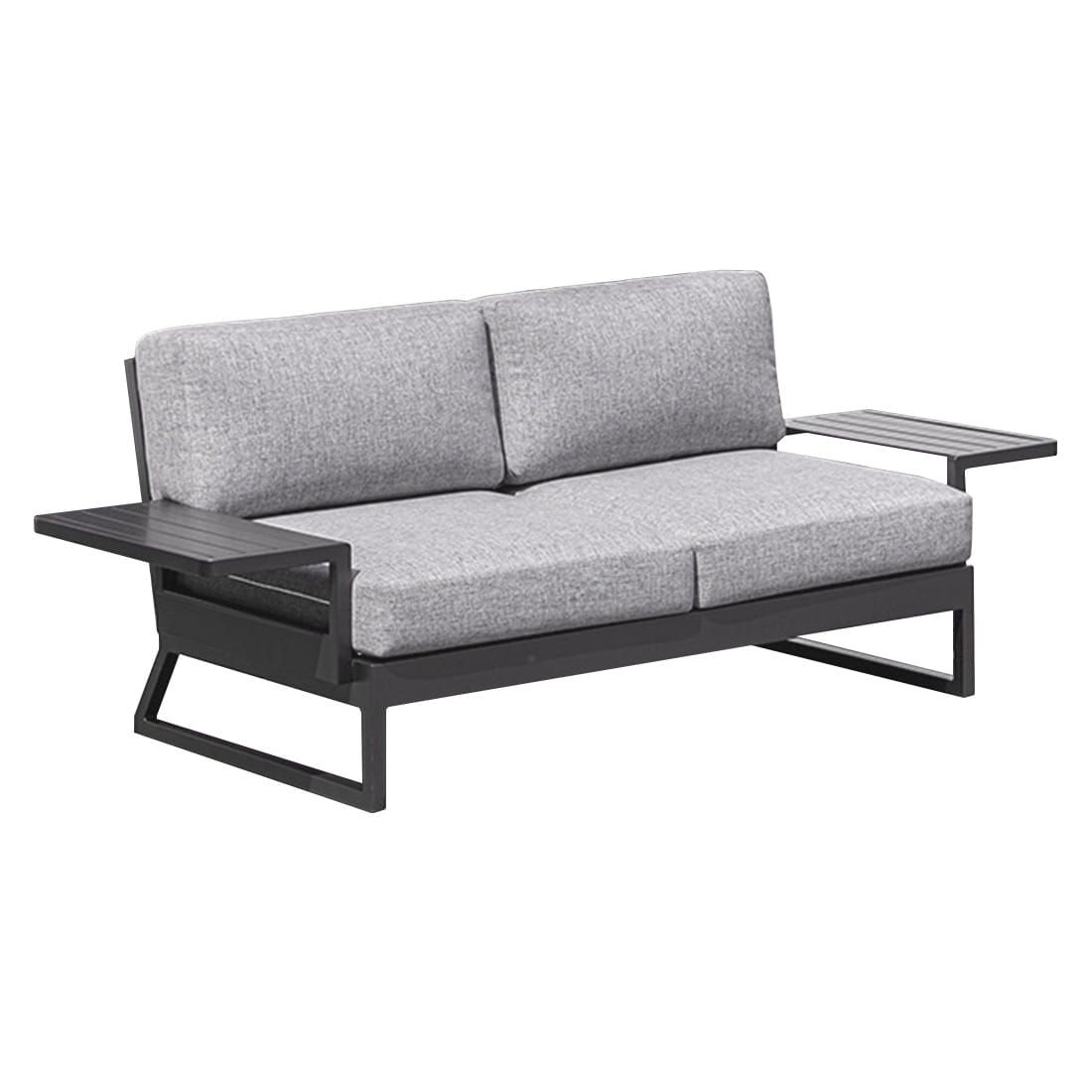 Kettler Ocean Skid Platform Gartensofa  mit Ablagetisch 61x27x24cm Aluminium/Olefin
