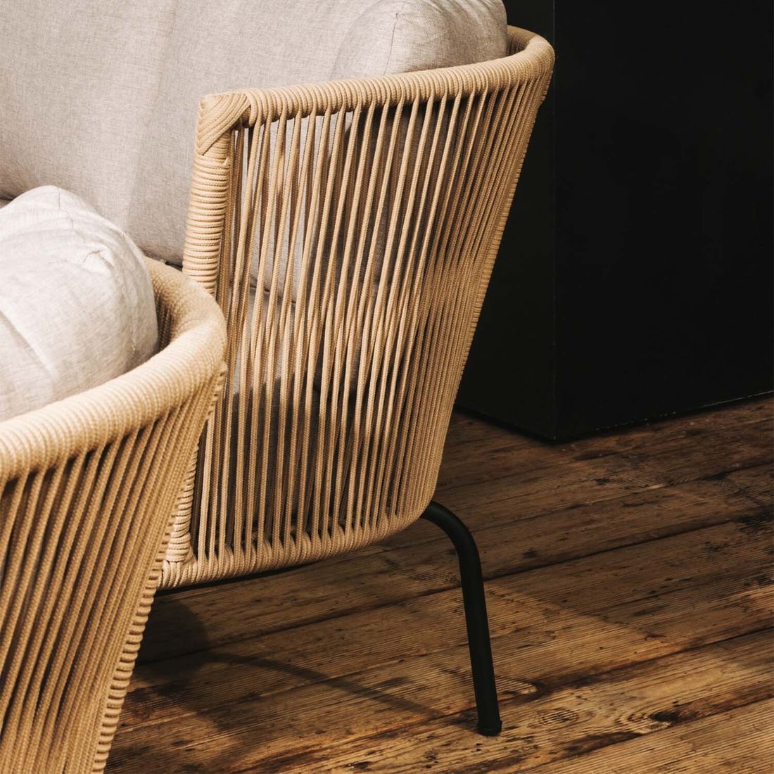 Cosmic Collection Touch Lougesessel Stahl/Rope/Spun Polyester