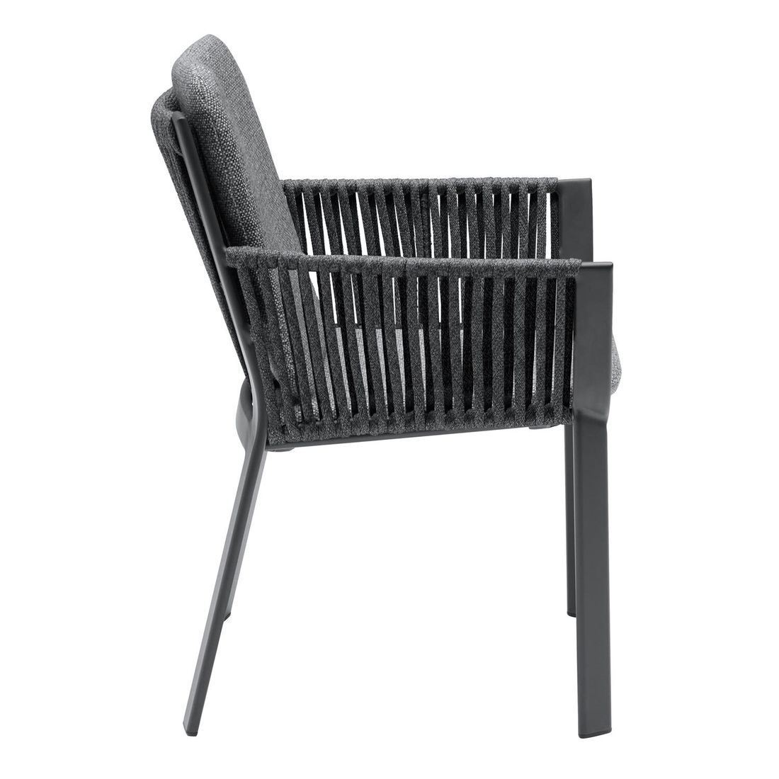 LC Garden Sofano Gartensessel Aluminium mit Sitz- und Rückenkissen