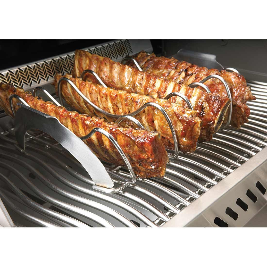 Napoleon PRO Spare Rib Halter, Edelstahl