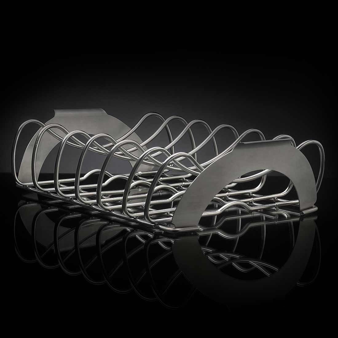 Napoleon PRO Spare Rib Halter, Edelstahl