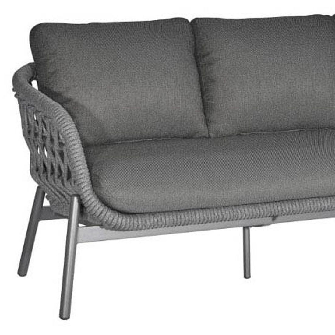LC Garden Bari Diningsofa Aluminium/Rope