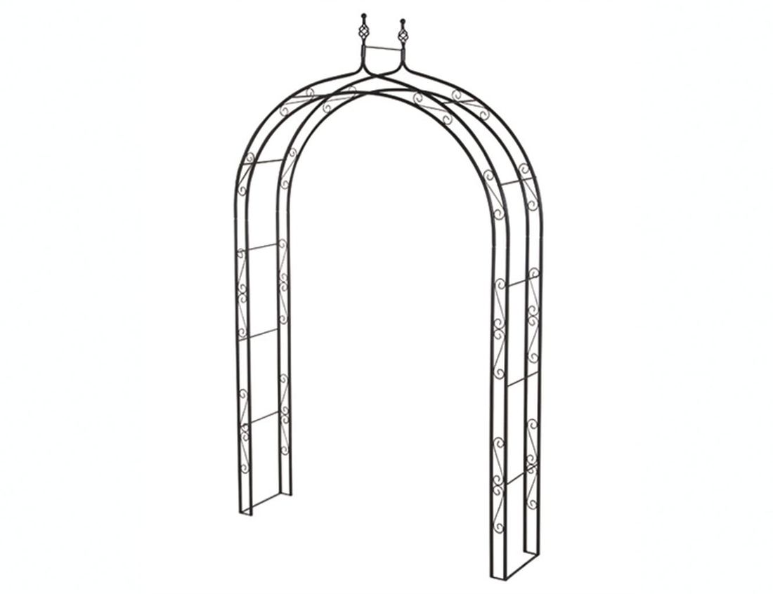 Rosenbogen Oxford, Metall 150x36x250cm