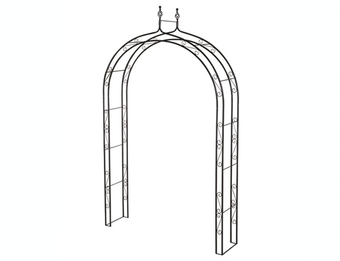 Rosenbogen Oxford,Metall 150x36x250cm