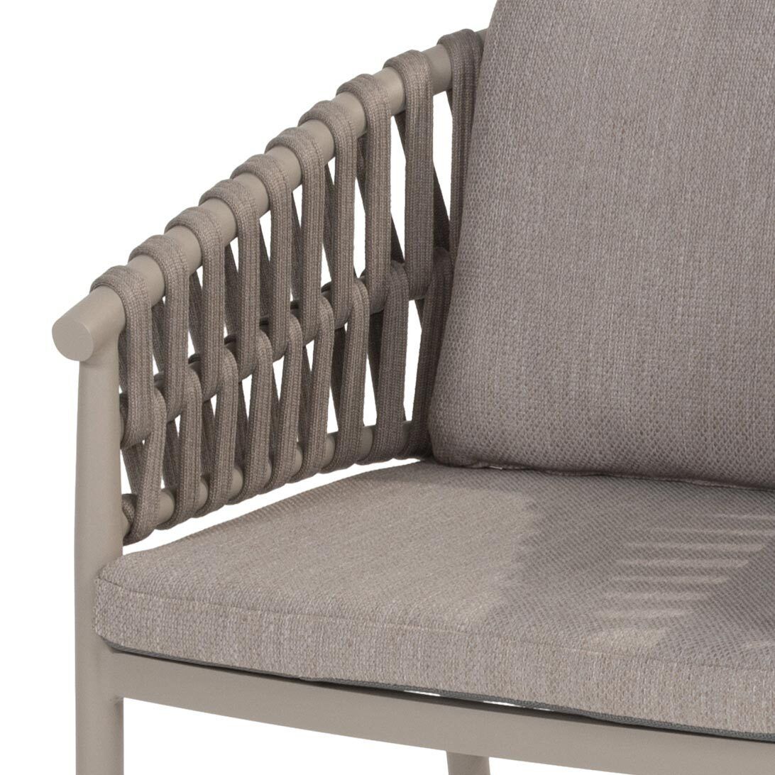 4Seasons Catalana Gartensessel Aluminium mit Sitz- und Rückenkissen